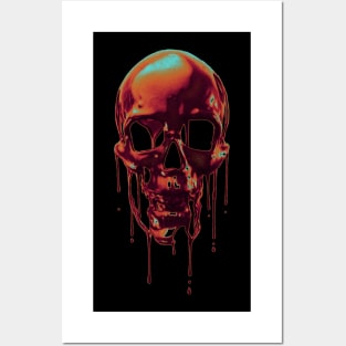 Vibrant Skull Posters and Art